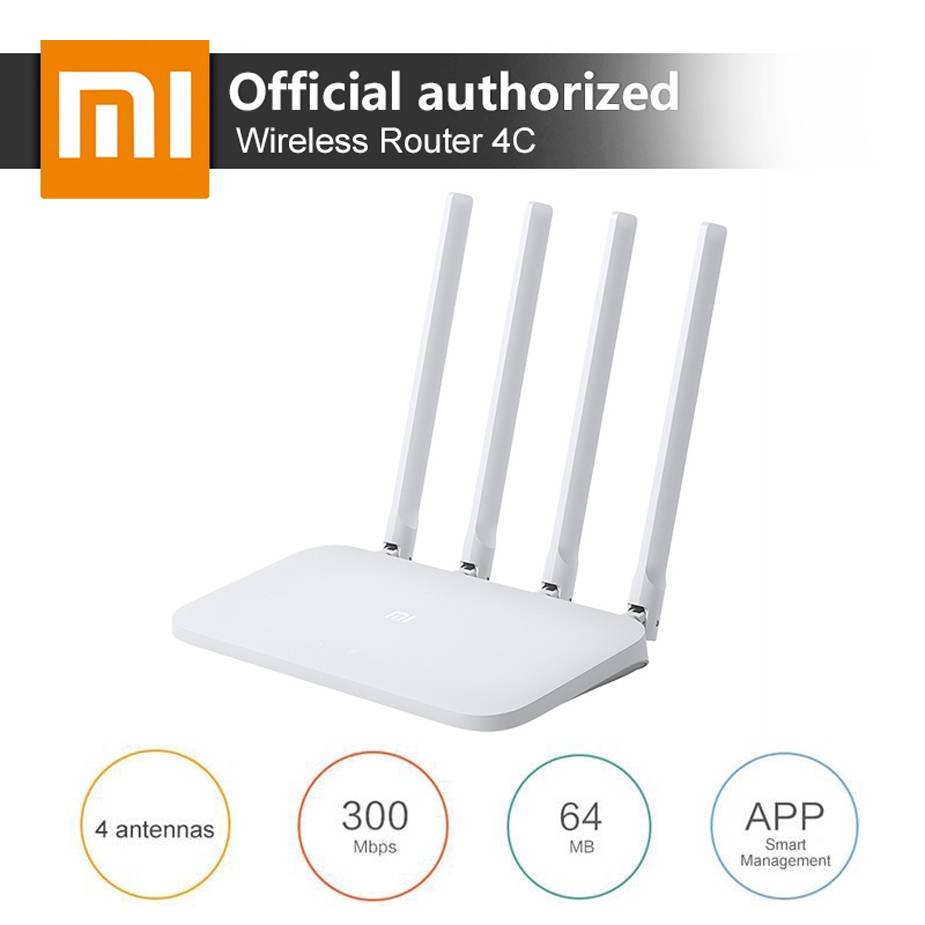 Bộ Phát Wifi Xiaomi 4c 64 Ram 300mbps 2.4g 100% Chính Hãng