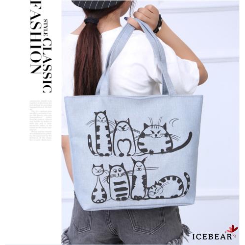 ✸ღ✸Women Canvas Casual Handbag Shoulder Bag Cotton Lady Messenger Bag Heavy Duty