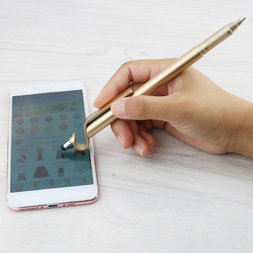Giá Đỡ Điện Thoại / Bút Cảm Ứng 3 Trong 1 Để Bàn Tiện Dụng