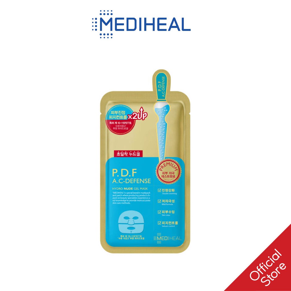 Mediheal Mặt Nạ Làm Dịu Da Dành Cho Da Mụn P.D.F A.C-Defense Nude Gel Mask 30g