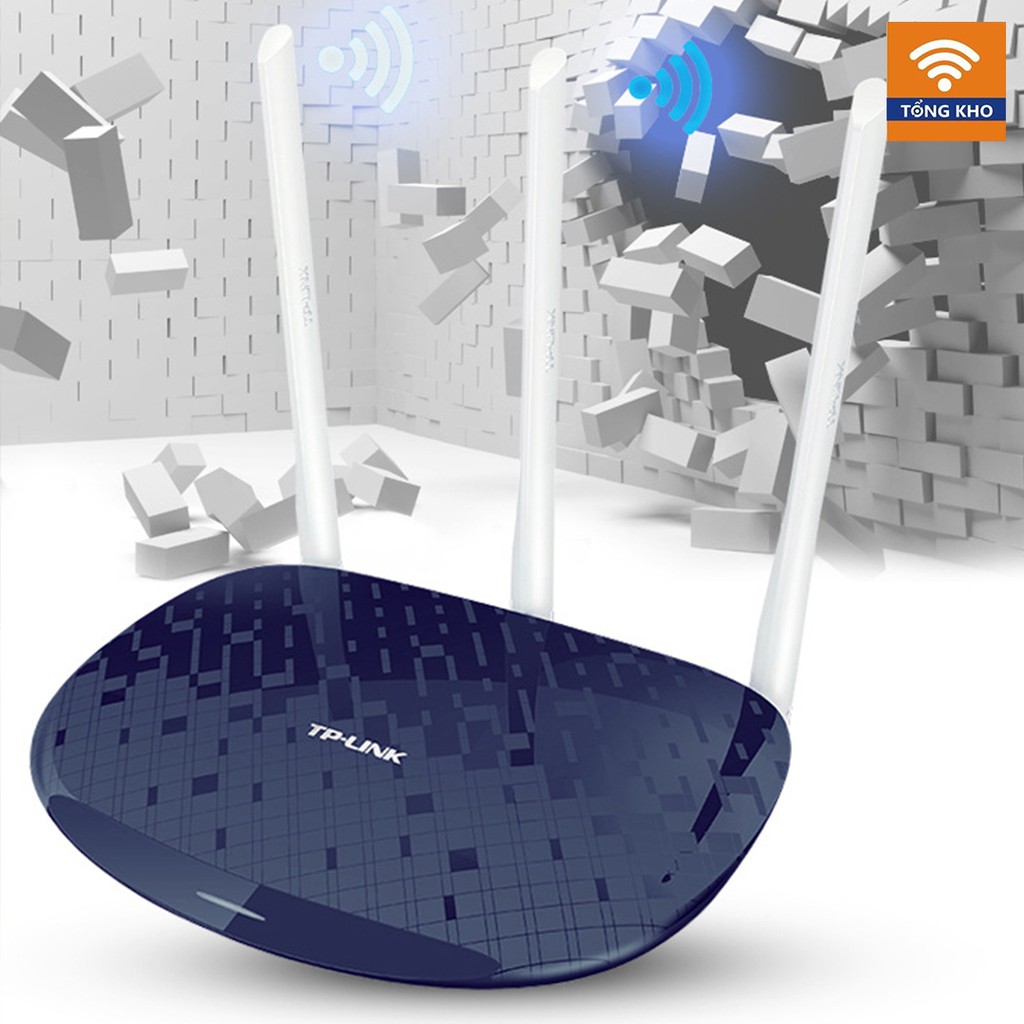 Bộ Phát Wifi TPlink 3 râu WR886N - FULLBOX Bảo Hành 24 tháng