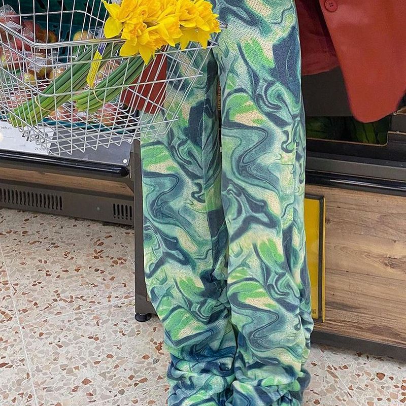 Women's Tie-dye Straight Leg Loose Wide-leg Slacks | BigBuy360 - bigbuy360.vn