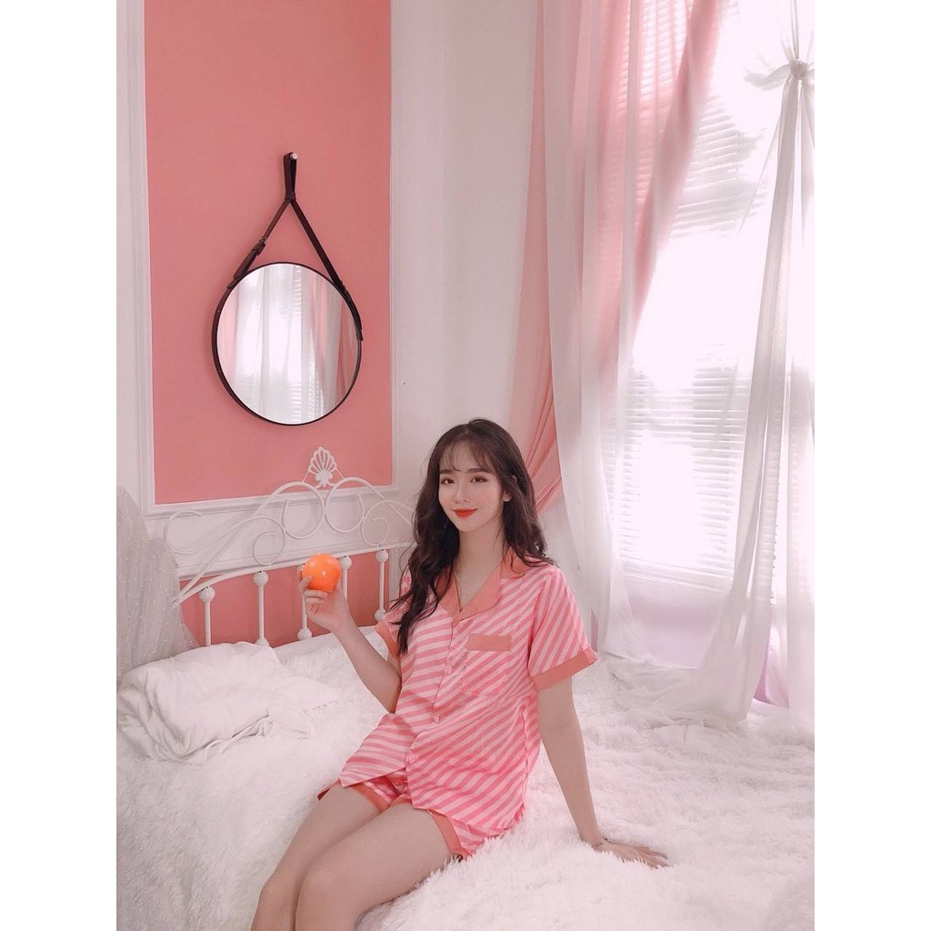 Bộ Pijama Đùi Satin | BigBuy360 - bigbuy360.vn