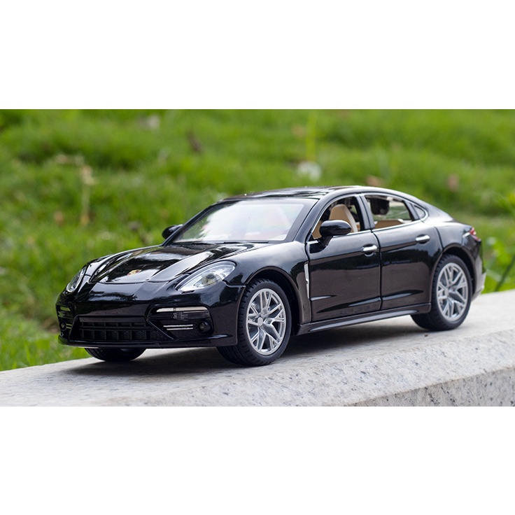 Xe mô hình Porsche Panamera tỉ lệ 1:24 kim loại ô tô đồ chơi bé trai hãng Chezhi vỏ sắt có đèn âm thanh oto tĩnh rc mini