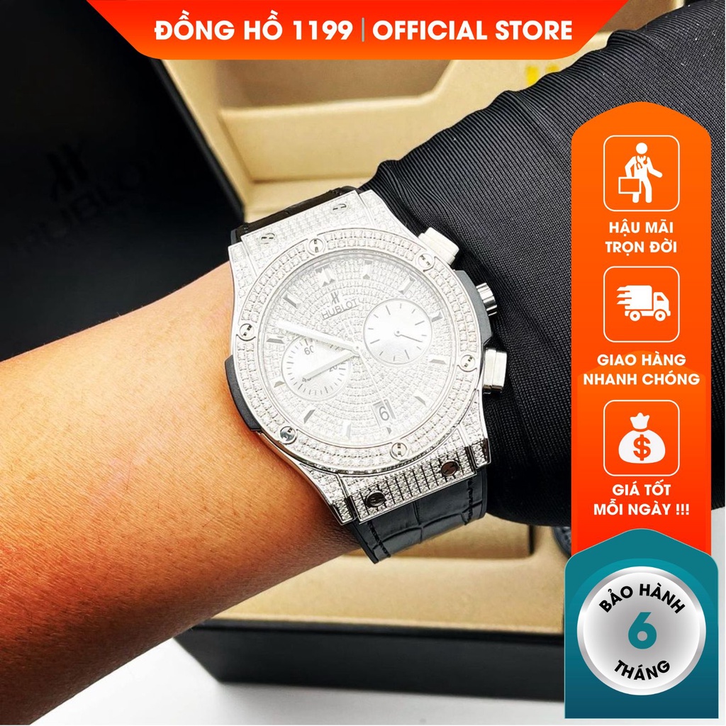 Đồng hồ cơ nam dây cao su cao cấp chống nước chống xước tuyệt đối sang trọng bảo hành 6 tháng HB1704 - 1199 Watches | BigBuy360 - bigbuy360.vn