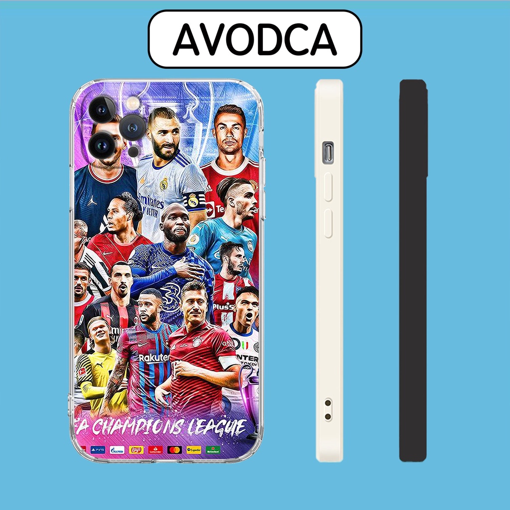 Ốp lưng team football stars uefa chapion league pro 13 11 12 promax 7 8 plus xs X Xr FOO20221927