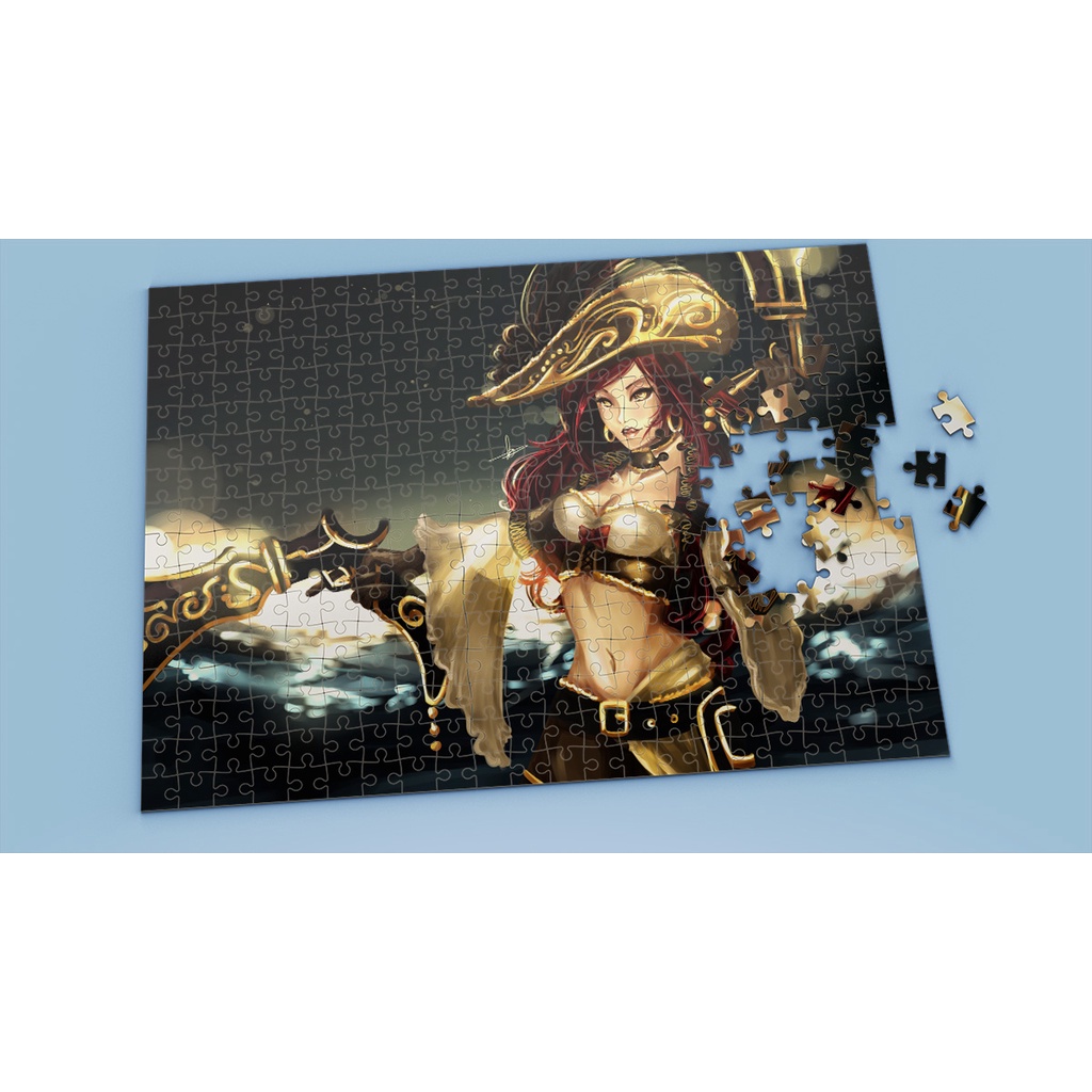 League of Legends Tranh ghép hình MISS FORTUNE - Mẫu 1 - Nhận in theo yêu cầu