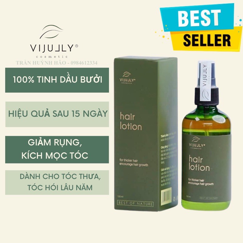 [CHÍNH HÃNG] Xịt Bưởi Kích Mọc Tóc VIJULLY 100ml - Tặng Quà Cực Xinh