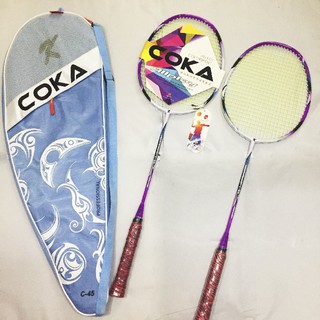 BỘ 2 VỢT CẦU LÔNG COKA C45