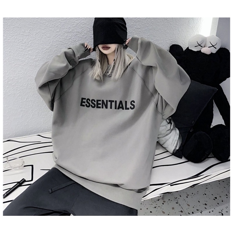 Áo hoodie nam nữ, sweater nỉ ngoại unisex from rộng siêu dày dặn in hình ESSEN | BigBuy360 - bigbuy360.vn