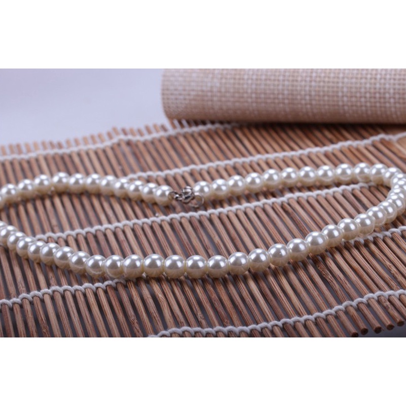 Vòng cổ Ngọc Trai Giả Màu Trắng