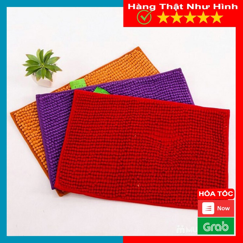 Thảm Lau Chân San Hô 33x50, Mềm Mại, Êm Chân, Thấm Hút Tốt, Chống Bám Bụi - MTDDT