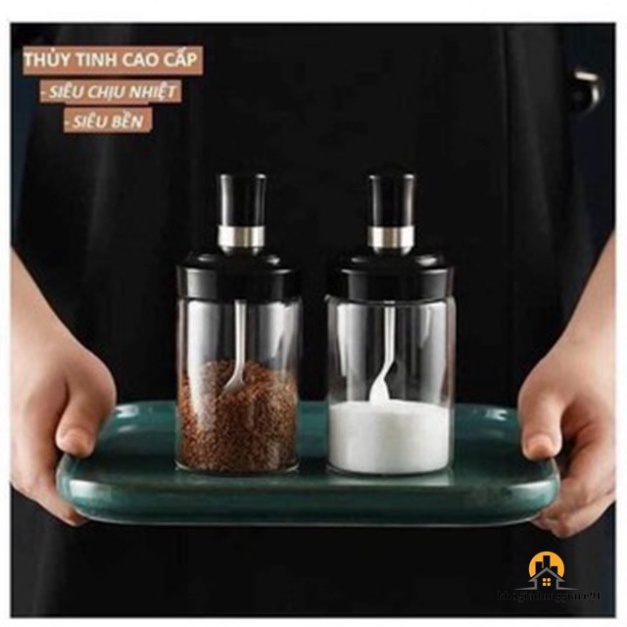 HŨ ĐỰNG GIA VỊ KÈM MUỖNG