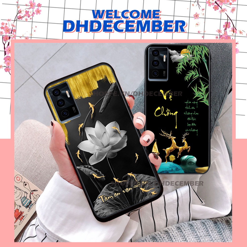 Ốp lưng Vivo V23E in hình thư pháp tâm an vạn sự an ,mã đáo thành công SIÊU CHẤT