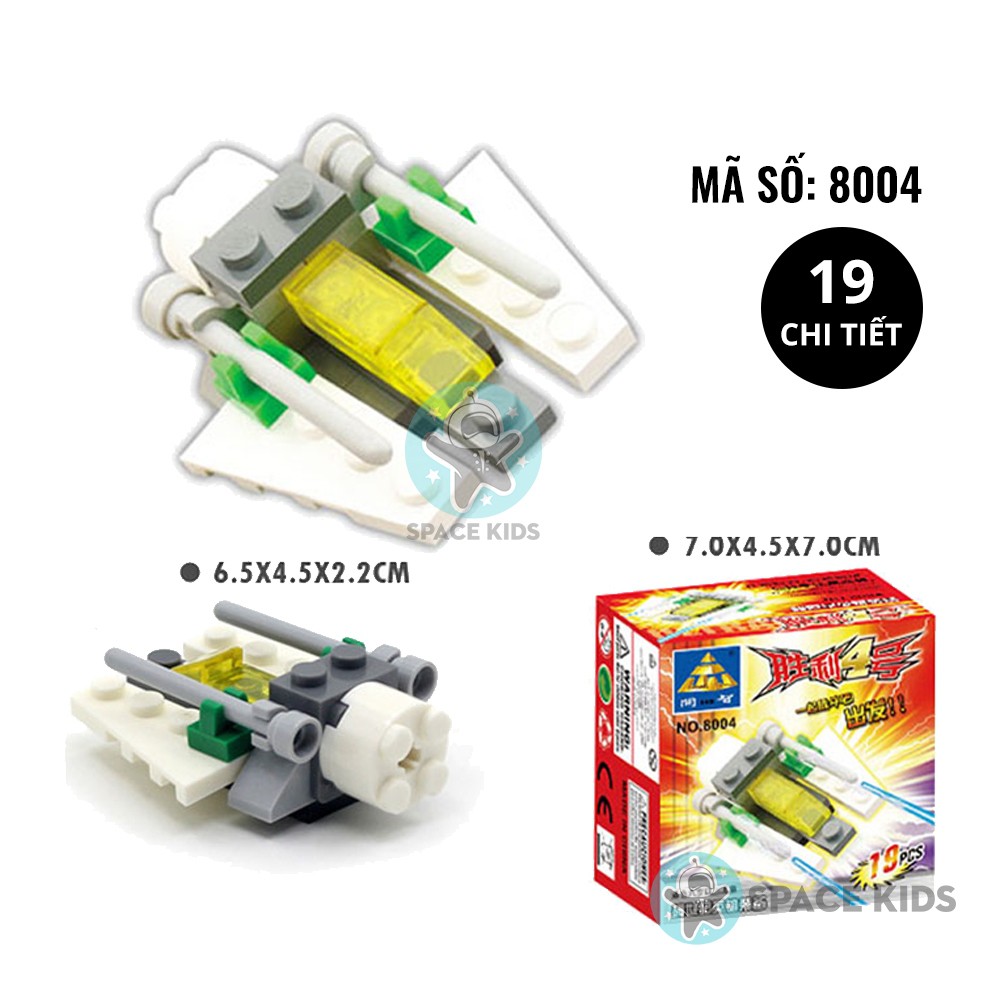 [Mã LIFETOYS1 giảm 30K đơn 99K] Đồ chơi Xếp hình Lego giá rẻ cho bé lắp ghép máy bay, phi thuyền từ 18 đến 28 chi tiết