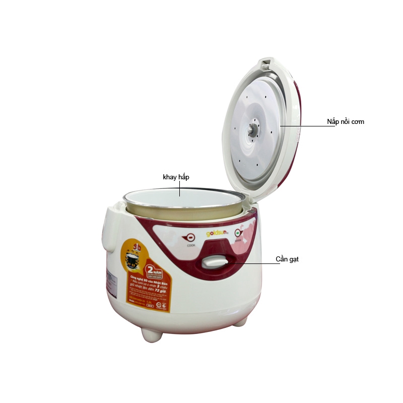 Nồi cơm điện 3D Goldsun ARC-GW100 | BigBuy360 - bigbuy360.vn