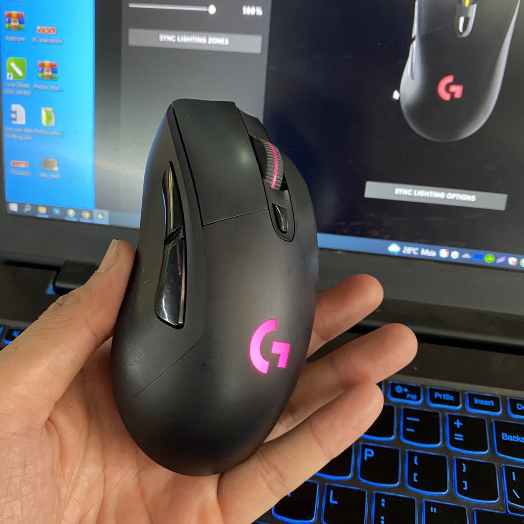 Chuột không dây bluetooth Logitech G703 Hero LIGHTSPEED - Chính hãng Logitech bảo hành 12 tháng