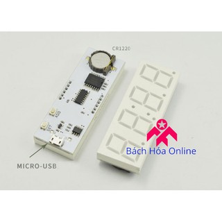 Đồng hồ điện tử DIY cắm nguồn micro USB 5V