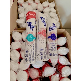 Bông tẩy trang 100% cotton - Bông tẩy trang Linteo 100 miếng+120 miếng+140 miếng
