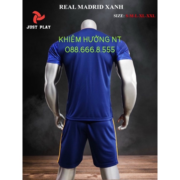 Áo Bóng Đá CLB Real Madrid Xanh Đen Sân Khách ,Sân Nhà Đủ Mẫu Mới Nhất 2021-2022