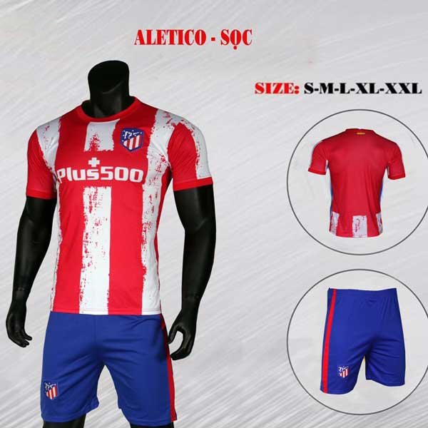 Bộ Bóng Đá Atletico Madrid Sân Nhà 2021