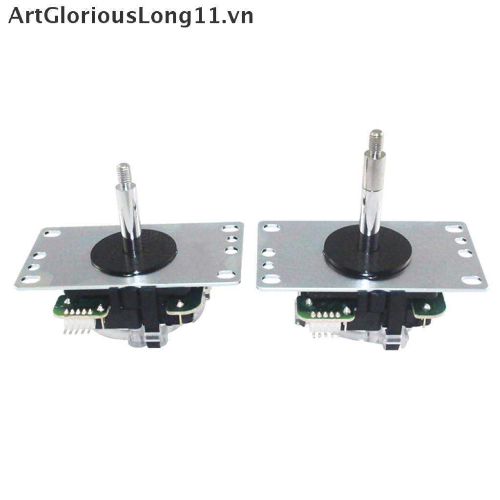 【ArtGloriousLong】 2Pcs Boxing Game Player Chrome Arcade Joystick Shaft Extender For SANWA Shimizu VN