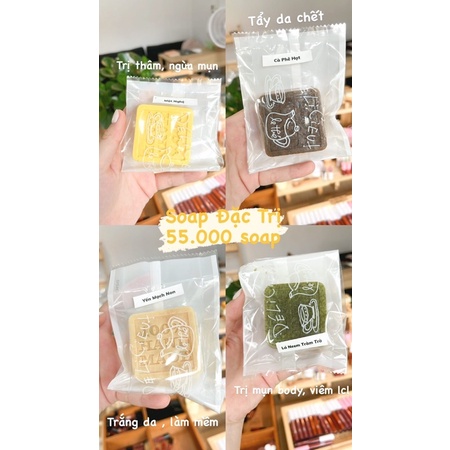 Xà phòng tắm Natural Soap,xà phòng thiên nhiên sạch da sáng mịn, giảm mụn 100gr
