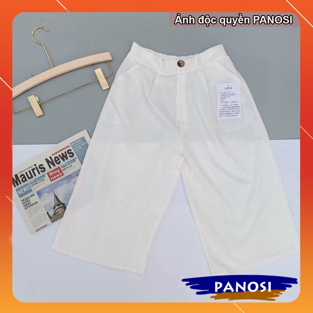 quần short nữ ống rộng quần đùi đũi chất mát free size dưới 57kg - Mã Q386