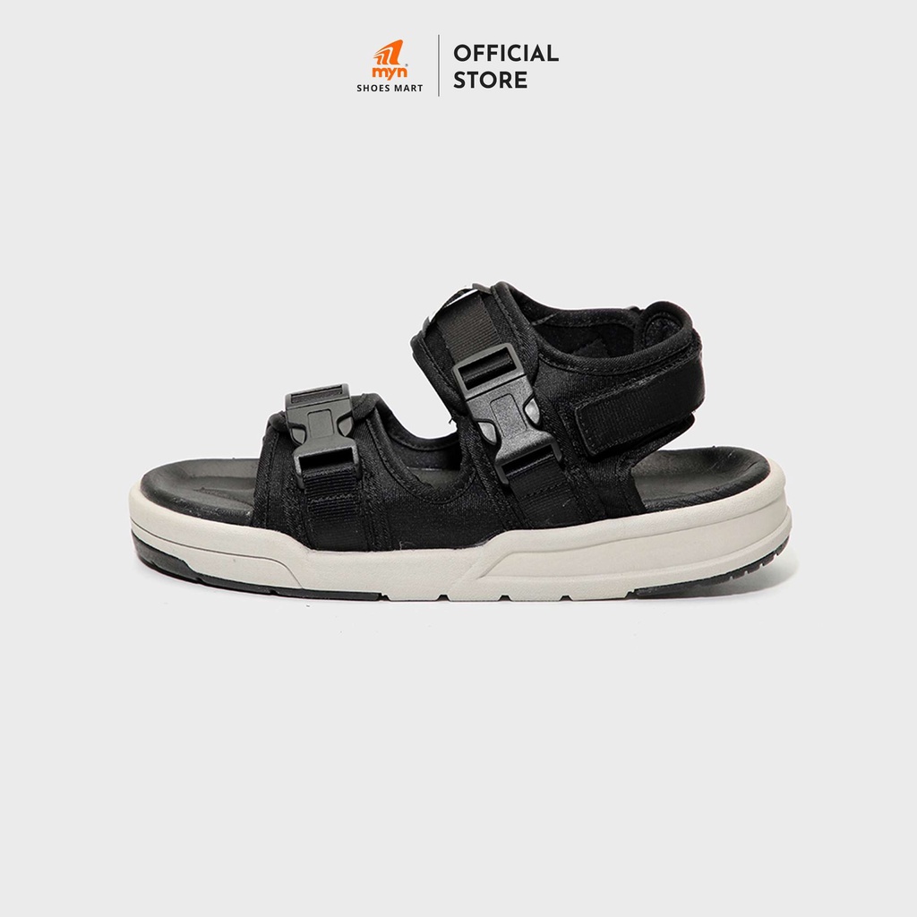 Giày Sandal Vento Nam Nữ Unisex - H1002 Đen ghi