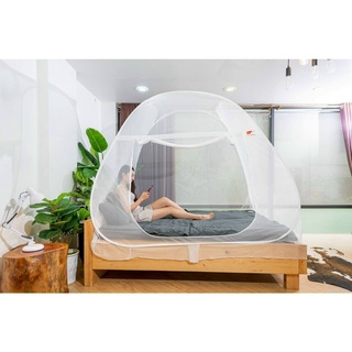 [CHÍNH HÃNG] Màn Chụp Tự Bung, Mùng Chụp Tự Bung Dệt 10/10