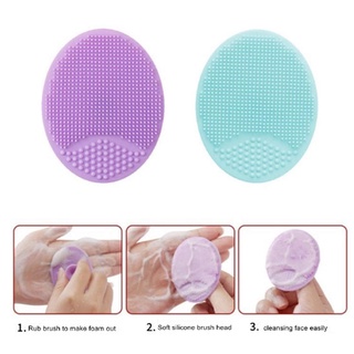 Miếng Cọ Rửa Mặt Tẩy Tế Bào Chết Loại Bỏ Mụn Đầu Đen-Tặng 1 dũa móng mini