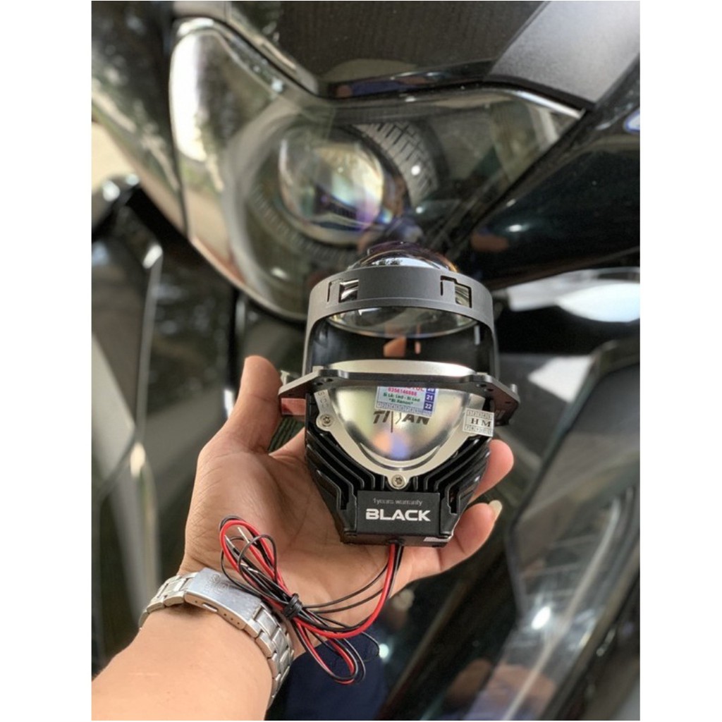 Bi cầu Led Titan Black chính hãng GTR Nhiệt màu 6000k công suất 50W