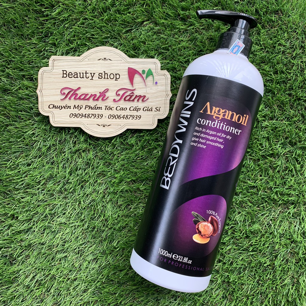 Dầu xả siêu mềm mượt Arganoil Berdywins Conditioner 1000ml