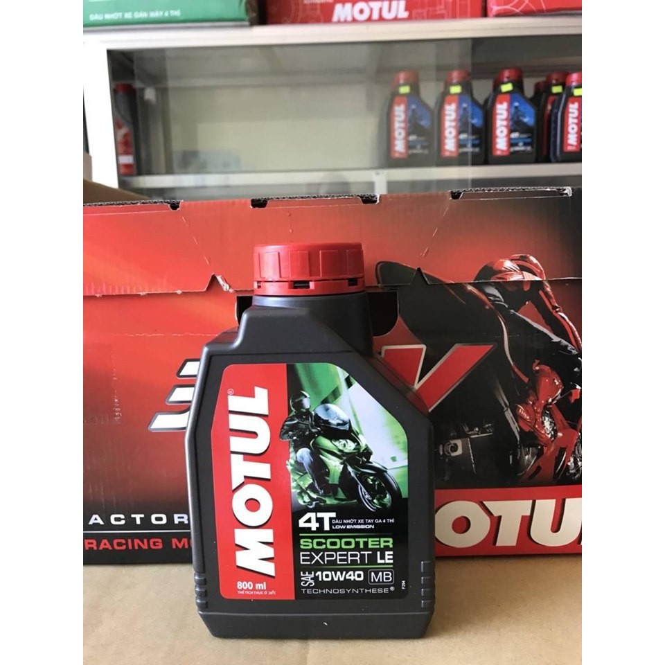 Dầu nhớt xe ga 0,8 lít MOTUL SCOOTER EXPERT LE 10W40 ( Bán Tổng Hợp) SL MB