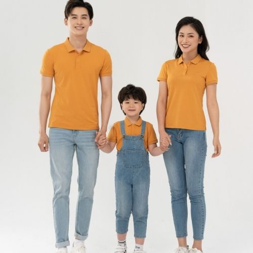 Combo 3 áo polo coolmax YODY gia đình, chất vải cotton cá sấu