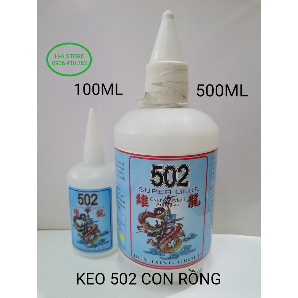 Keo dán 502 Con rồng 100GR / 500GR