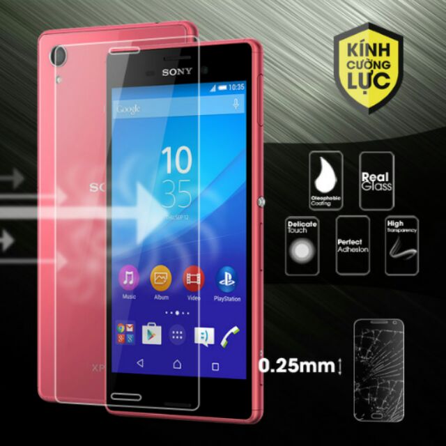 Kính cường lực sony M4