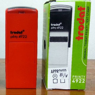 Dấu Trodat Printy 4922 Vuông khắc dấu logo, ký hiệu, nội dung nhỏ (20x20mm)
