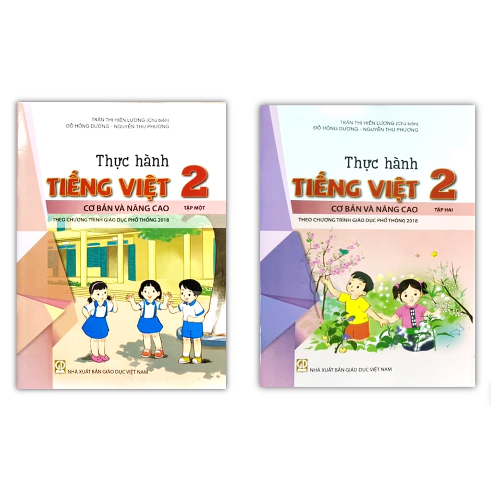 Sách - Combo Thực hành Tiếng Việt lớp 2 - tập 1 + 2 cơ bản và nâng cao