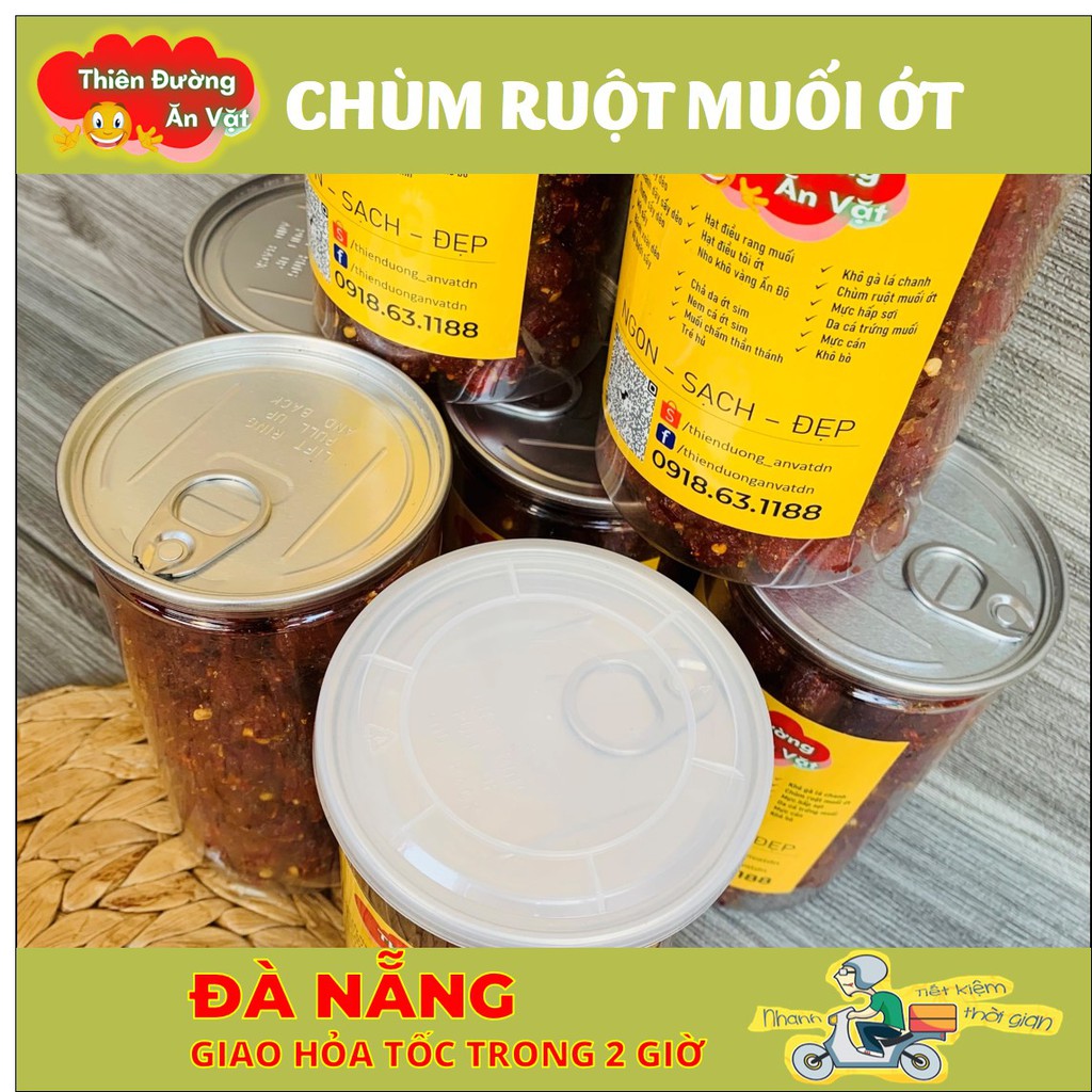 Đồ ăn vặt ngon - Chùm ruột muối ớt - Hủ pet 500g | BigBuy360 - bigbuy360.vn