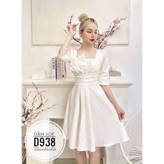 (60-90KG) MINSTORE Bigsize Đầm xoè D938