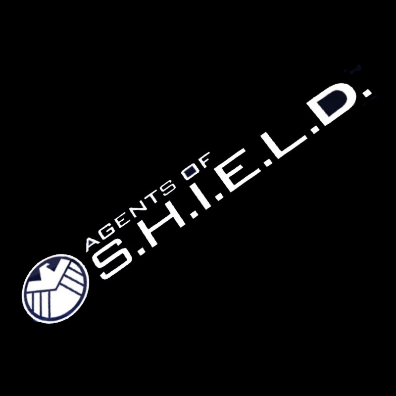 Sticker transfer hình dán trang trí Xe hơi Ô tô STICKER FACTORY - S.H.I.E.L.D AGENTS OF SHIELD size 28x5.5cm Trắng