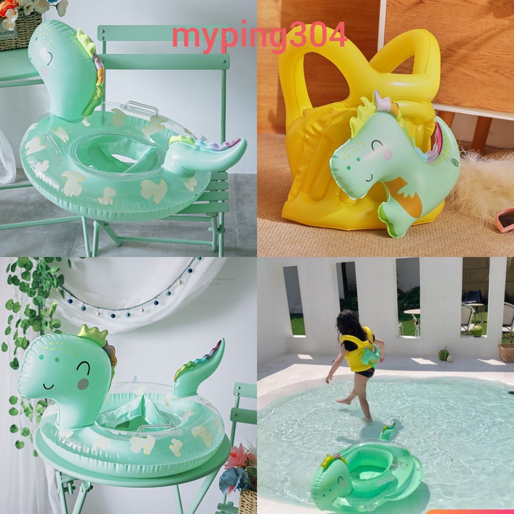 Phao bơi khủng long thời trang chống lật cho bé từ 6 tháng