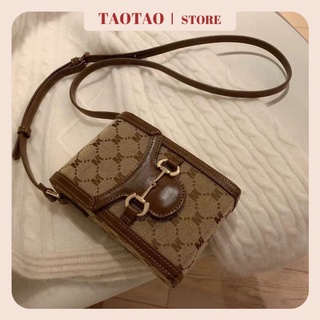 túi nhỏ đeo chéo nữ mini vintage túi hộp vuông cao cấp túi đựng điện thoại