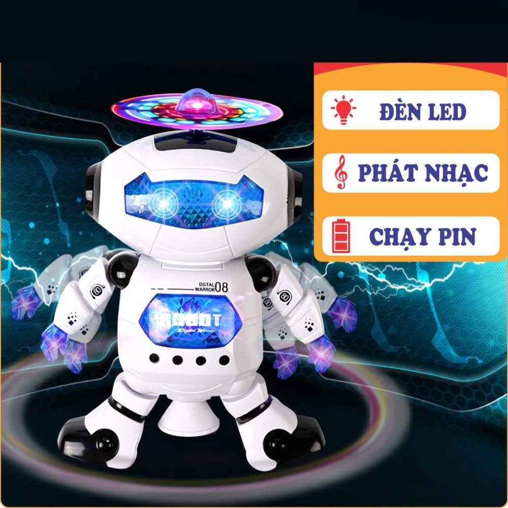 Robot nhảy múa 360 độ cao cấp siêu dễ thương dành cho bé