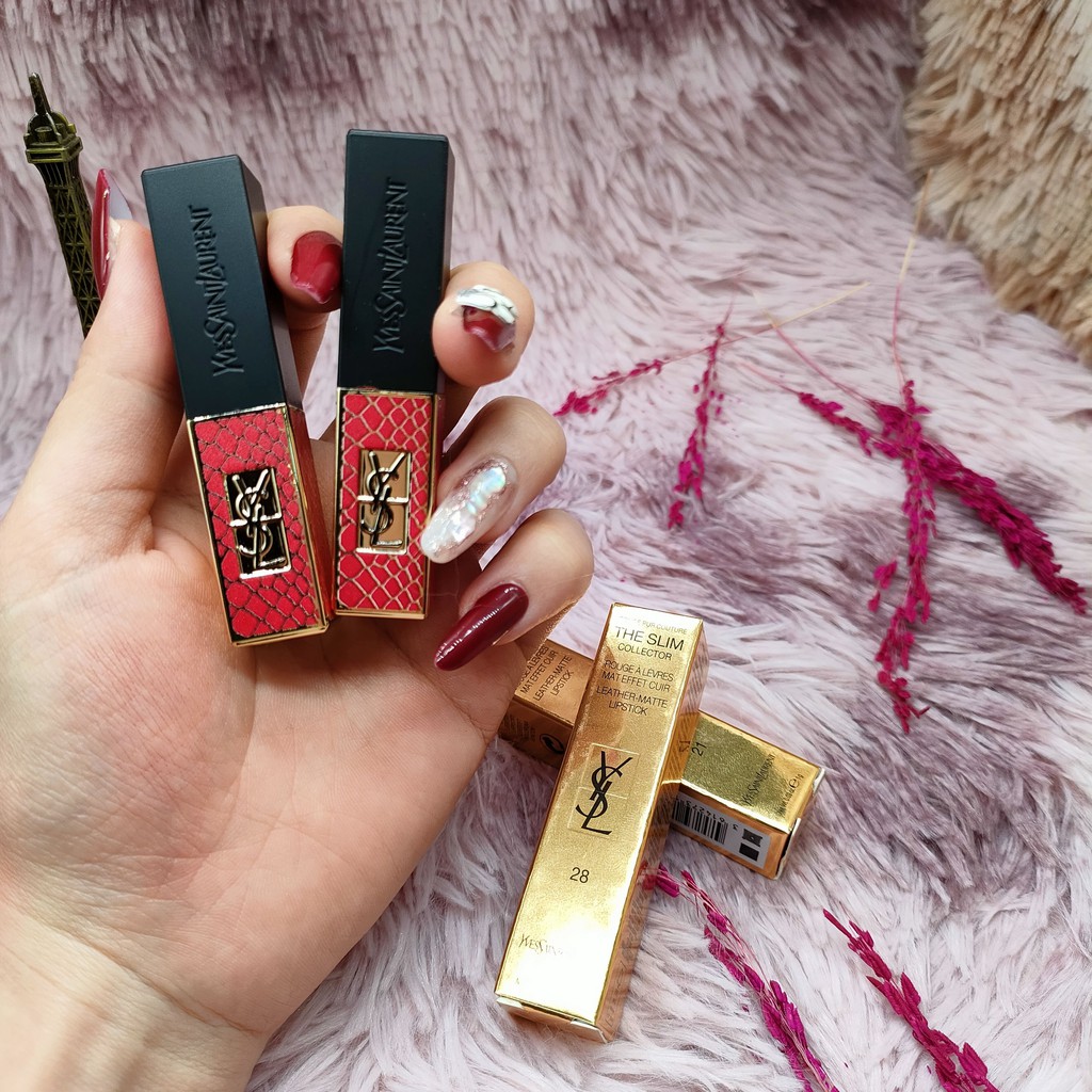 Son YSL The Slim 1g Cao Cấp Chính Hãng Mềm Mượt Nhẹ Môi Lên Màu Tươi Tắn | BigBuy360 - bigbuy360.vn