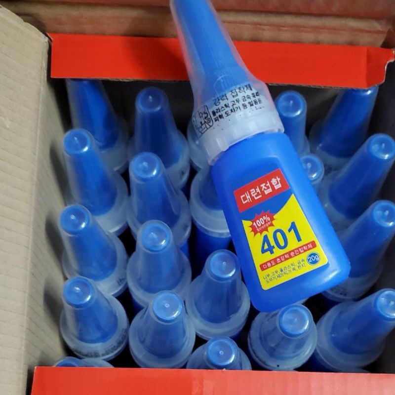 Keo 401 gắn móng giả, loại keo 100% Siêu dính - manh219