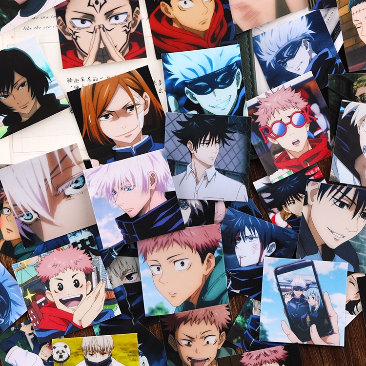 50Pcs/Set ❤ Jujutsu Kaisen . Head Portraits Mini Diary Manual Stickers ❤ DIY Fashion Scrapbooks Album Decor Decals Stickers（Size: 2~3cm）