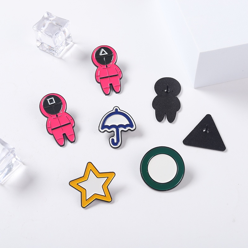 Huy hiệu cài áo QIHE JEWELRY phong cách phim truyền và TV hình trang trí trang phục/ làm quà tặng bạn bè