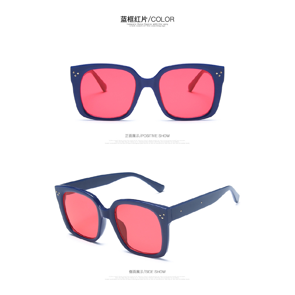 Kính Mát Gọng Vuông Phong Cách Hàn Quốc Cho Nữ